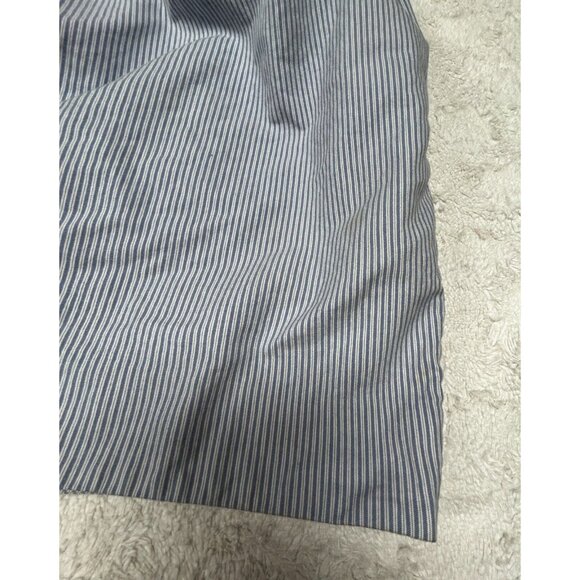 Anthropologie Edme & Esyllte Women's Size 8 Blue Striped Career Pencil Skirt - Picture 9 of 9